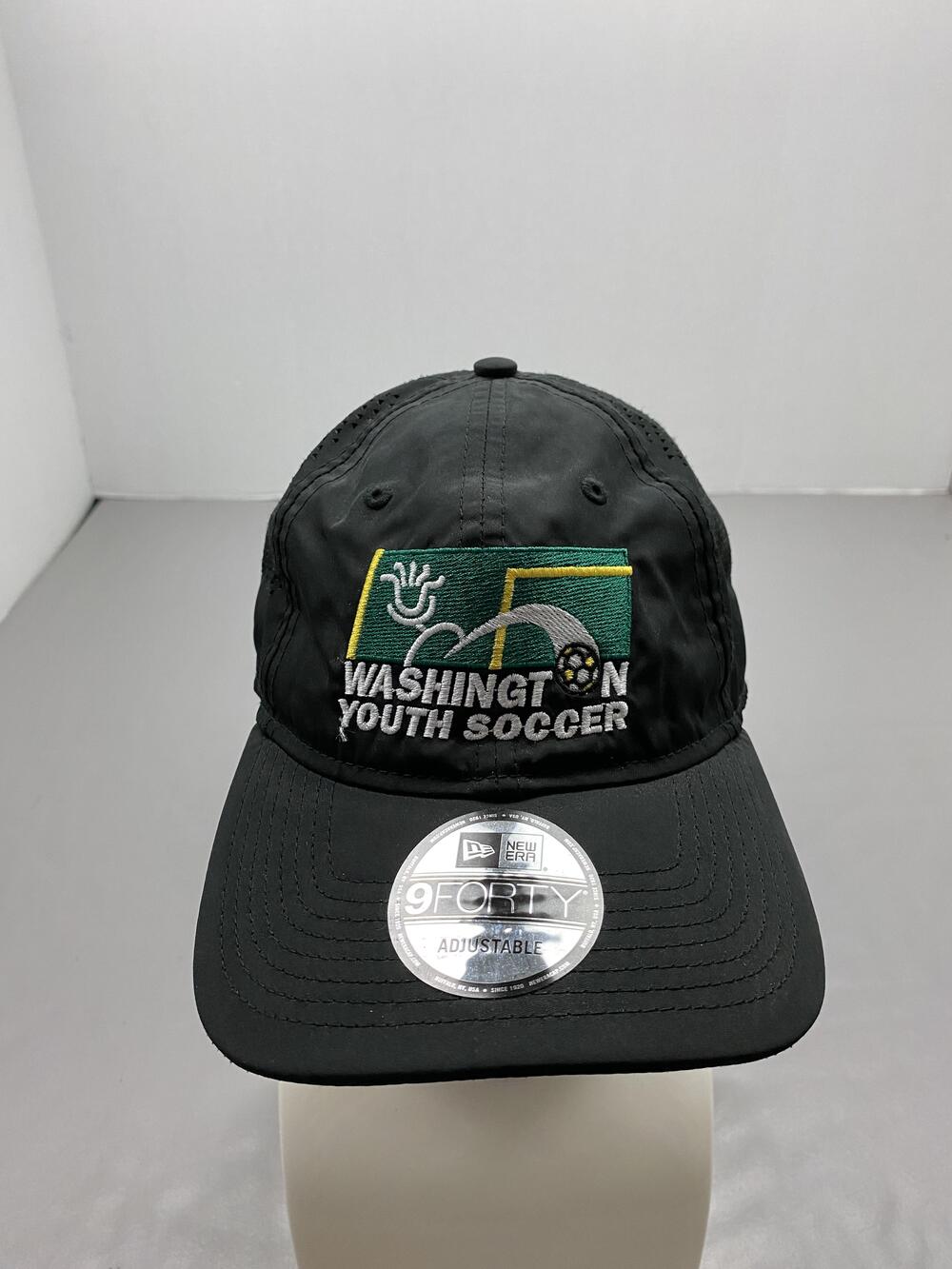 Hat Cap Strap Back One Size Black New Era Washington Youth Soccer Mens